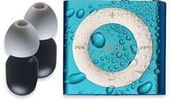 Swim iPod Shuffle MP3 Player & Buds 100% Waterproof Superior Bundle, New Battery