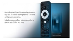 BT Remote Control UR02 Remote For Ugoos TOX1 TOX3 TOX4 AM8 PRO TV Box