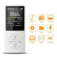 128GB Support Bluetooth MP4/MP3 Lossless Music Player FM Radio Recorder Sport US