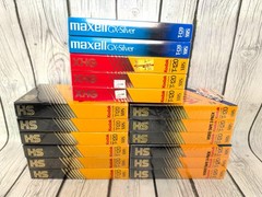 New Sealed Blank 15 Kodak VHS & 2 Maxell 6 Hours T-120 (Lot of 17)