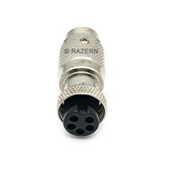 NEW Workman C4P5C 4-Pin Microphone to 5-Pin Adapter For Cobra CB Radio