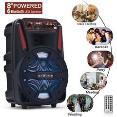 1000W Portable Wireless Bluetooth Speaker Super Bass Stereo Radio FM TF AUX USB