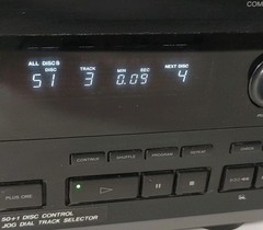 Sony CDP-CX50 50 Disc CD Changer Carousel Player Tested Working Read Description