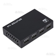 HDMI Splitter 1 In 4 Out 4K UHD HD 1080P 4-Port Repeater Splitter Amplifier 1×4