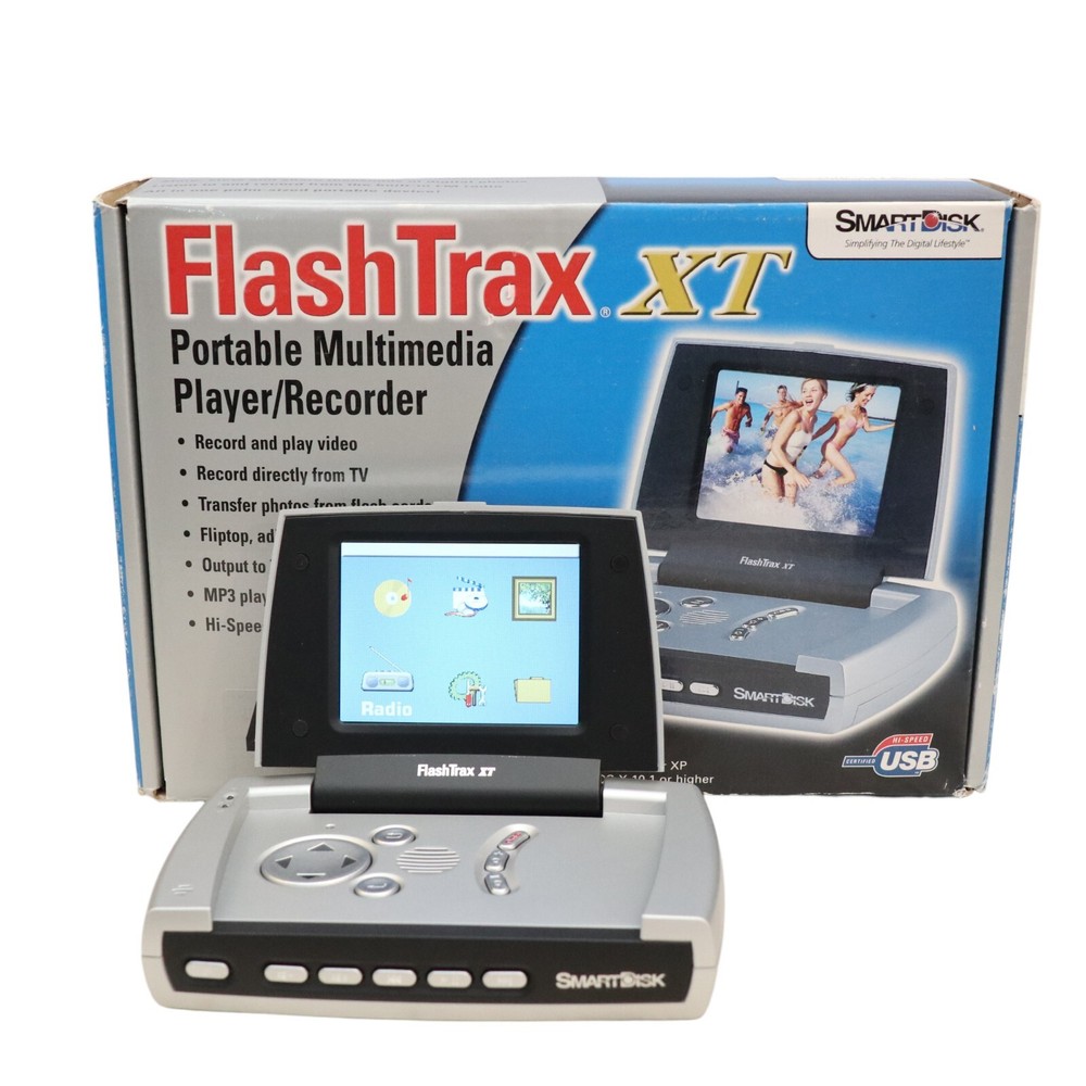 SmartDisk FlashTrax XT Silver ( 40 GB ) Digital Media Player Compact Flash