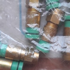 Lot of 50 Thomas & Betts Snap-N-Seal Coaxial F M Compression Connectors NOS