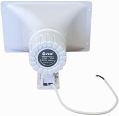 PA Power Horn Speaker (White) 100 Watt Indoor/Outdoor 80 Watt W/Bluetooth Audio