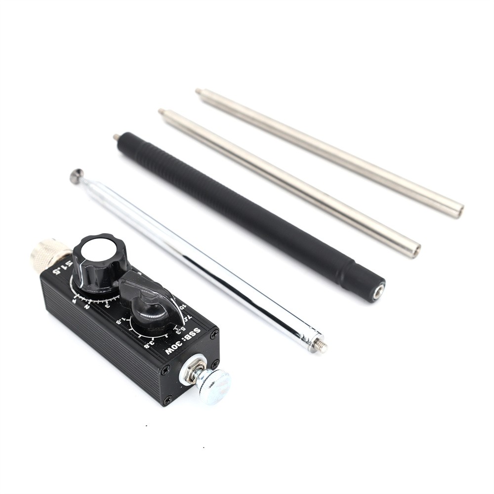 30W QRP Shortwave Antenna 5MHz-55MHz HF Antenna Full-Band UV FM UHF VHF