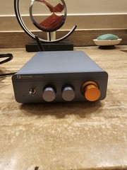 Fosi Audio BT20A PRO 2-Channel Power Amplifier Class D Stereo RCA Silver Orange