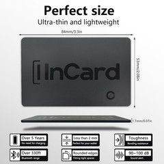 Wallet Tracker (Both iOS and Android) IP68 Bluetooth Smart Finder Card GPS Track
