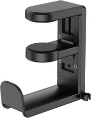 Under Desk Headphone Stand 360 Rotating Gaming Headset Holder Adjustable Clamp