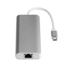 Type C to USB 3.0 HUB Card Reader 4K HDMI TV Gigabit Ethernet Lan Cable Adapter