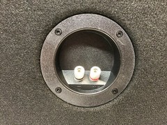 JL Audio 12w7AE ported sub box SPECIAL EDITION with white plexi port trim