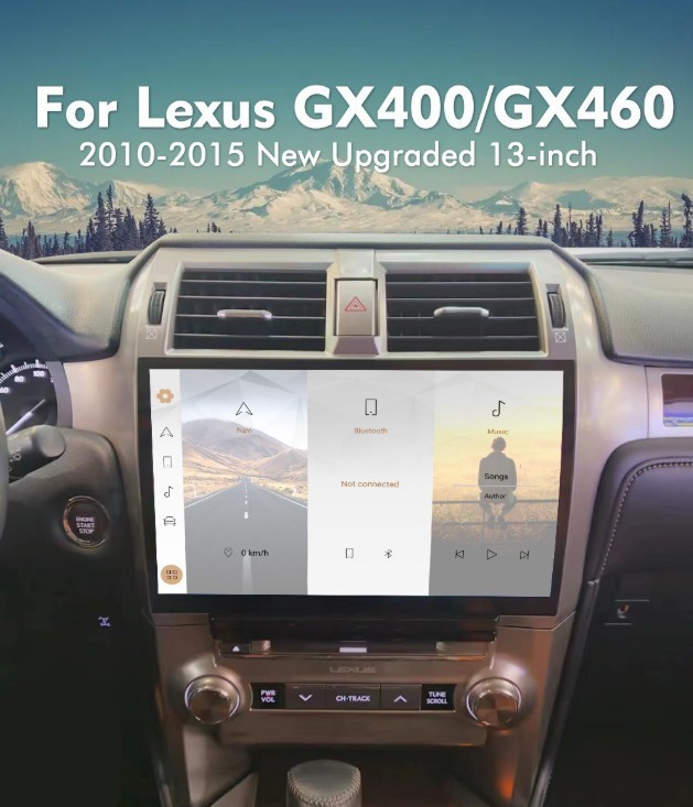 13″ Car Stereo Radio Android Navigation 8+128GB For 2010-2017 Lexus GX400 GX460
