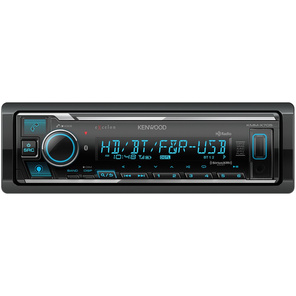 Kenwood KMM-X705, eXcelon Bluetooth Digital Media Receiver w/ HD Radio