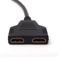 US 1-2 Pack HDMI Male to 2 Female 1 In 2 Out 4K Splitter Cable Adapter Converter