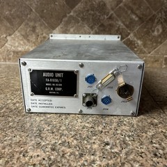 G.R.M FA-8165B/1 Audio Unit Model AU-600 Untested Militaria Aviation