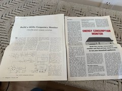 🍊Vintage 1990s Homebrew 60-Hz Frequency Energy Consumption Monitor!