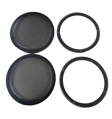PAIR 10″ Heavy Duty High Excursion Subwoofer Speaker Classic Grill Grills Cover