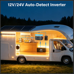 Pure Sine Wave 10000Watt Power Inverter DC 12v to AC 110V-120V for Solar Systems
