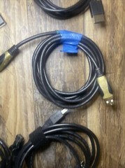 7 Piece Computer/Video Cable Lot HDMI, USB to USB-C, Ethernet Cat6, USB Printer