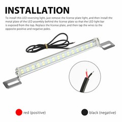 Universal LED License Plate Back Up Light for Car SUV Truck RV Xenon 6000K White