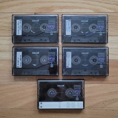 Used Maxell Capsule UDX II 100 Cassette Tapes – Lot of 5