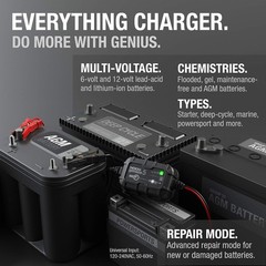 NOCO GENIUS5 5A Smart Battery Charger 6V 12V Maintainer for Lithium Lead Acid