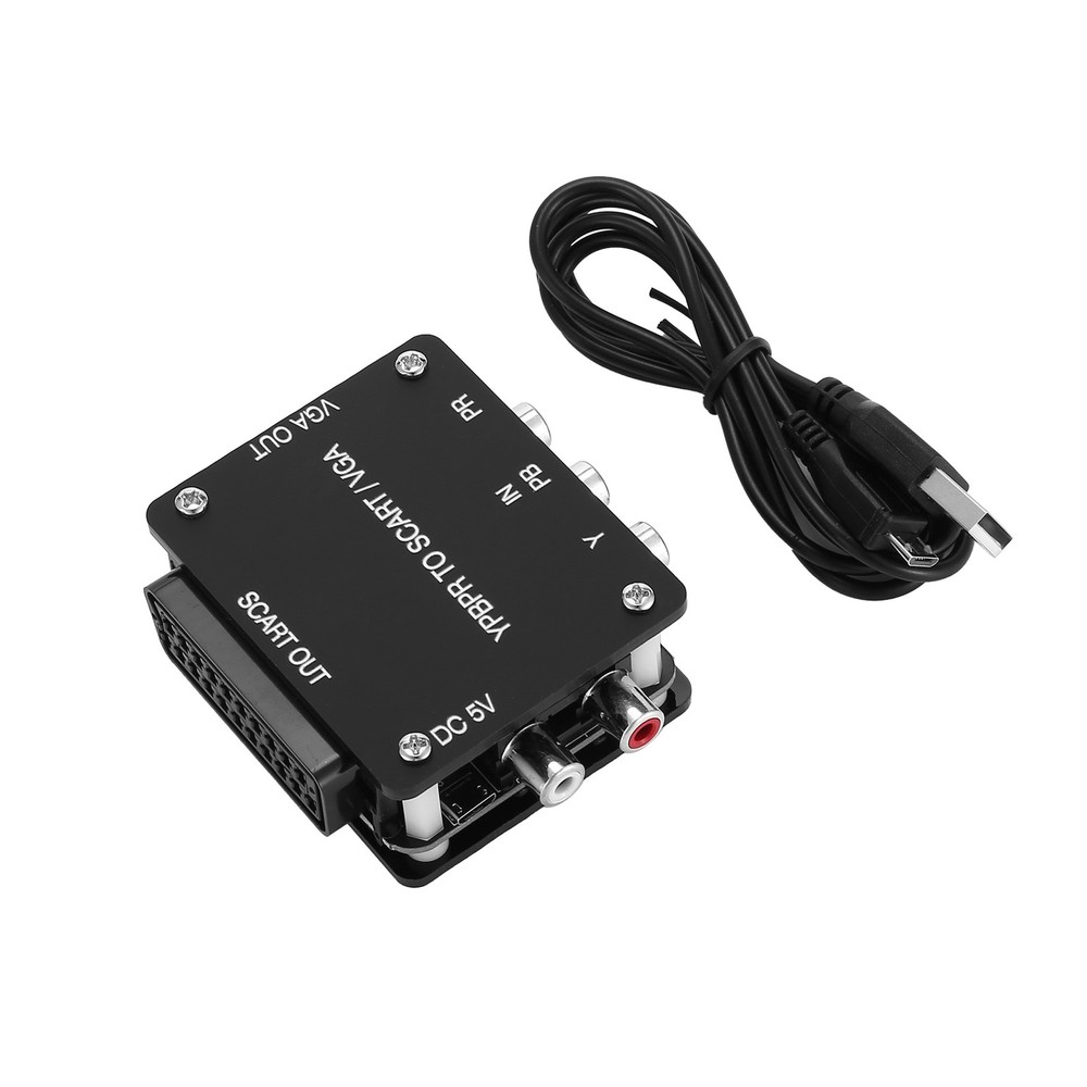 YUV TO RGBS YPBPR to SCART YPBPR TO VGA Component Transcoder Converter Game8591