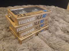 Maxell XL-II 90-minute Blank Audio Pure Epitaxial Cassettes Lot Of 4 135m/440ft