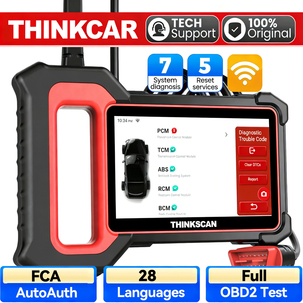 Thinkcar S7 Automotive Full OBD2 Scanner Car System Diagnostic Scan Tool CANFD