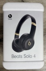 Gold-Black Beats Solo 4 – Wireless Bluetooth On-Ear Headphones (Brand New)