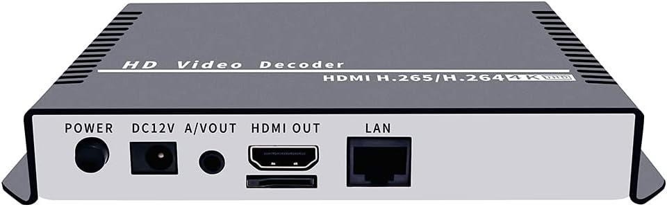 iseevy H.265 H.264 4K 1080P Video Decoder with HDMI and CVBS Output Support RTMP