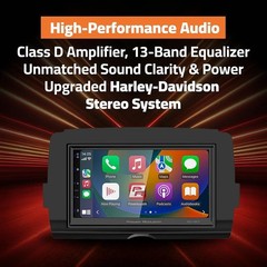 Power Acoustik HD-14KIT Harley Davidson 7 Inch Apple CarPlay Android Plug + Play