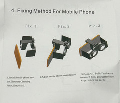 VRFOLD Folding VR Glasses 3D Virtual Reality for mobile phones