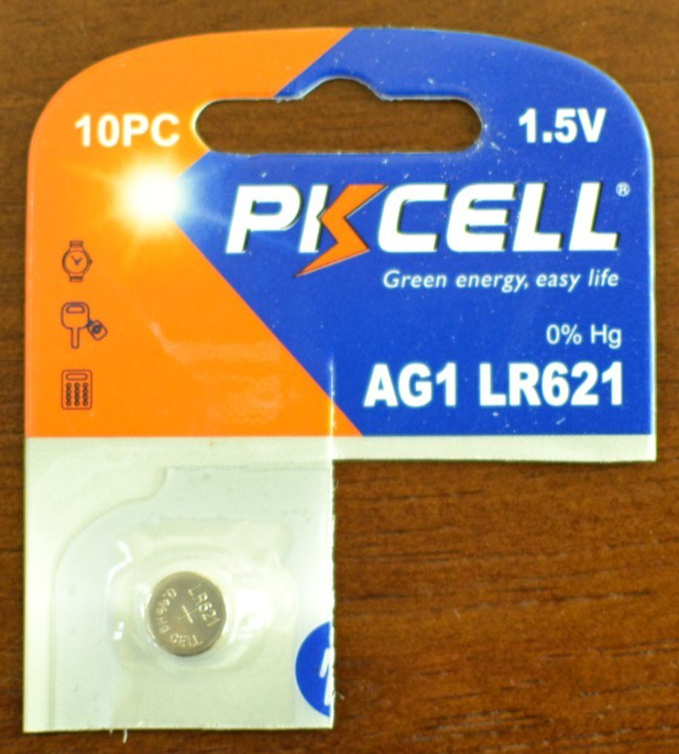 1 – Battery AG1 LR621H 364A SR621SW SR621 V364 SR60 D363 D364 LR621 Exp. 12/2027