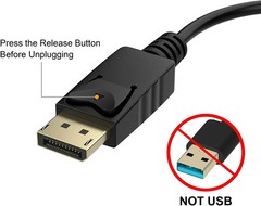 Display Port to HDMI Male Female Adapter Converter Cable Display Port DP to HDMI
