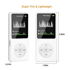 128GB Support Bluetooth MP4/MP3 Lossless Music Player FM Radio Recorder Sport US