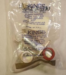 Kings RF Coaxial Connector 91836, UG 61e/u Military Grade NOS OEM Made In U.S.A.