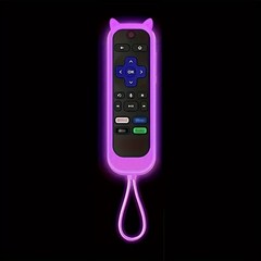 1Pc Silicone Protective Remote Control Cover For Roku TV Remote Holder Glow Case