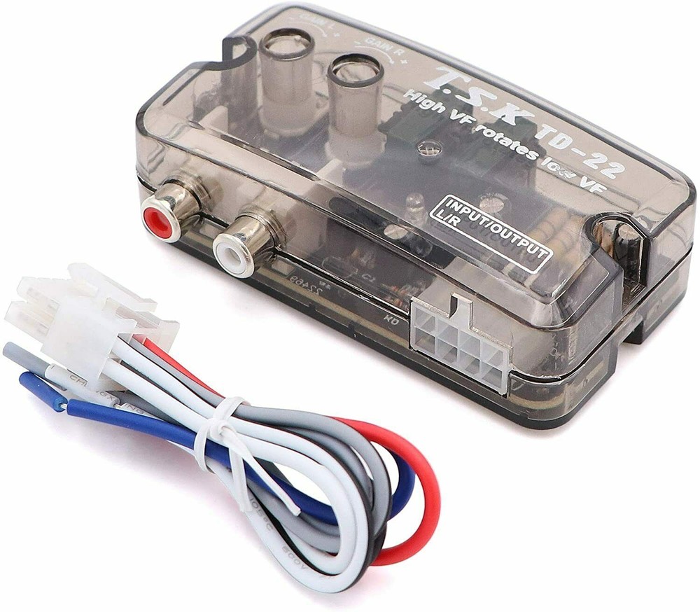 Car Stereo Audio RCA Line-Out Speaker Level Converter High Audio to low Audio