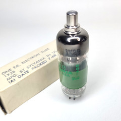 NOS Sylvania 1X2B Vacuum Tube Vintage Military Box Vietnam War Era (A) 7-68