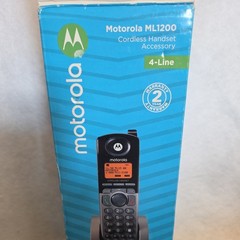 Motorola ML1200 Cordless Handset Home Phone Accessory 4-Line