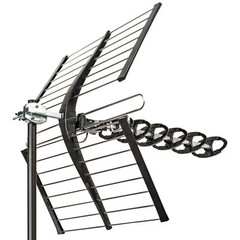 200 Miles Xtreme Signal Long Range ATSC TV VHF UHF FM Outdoor Antenna 1080 & 4k