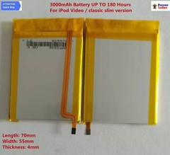 ✅LOT 3000mAh Battery Upgrade replacement for iPod Classic 6 7 Video 5 5.5 Thin✅