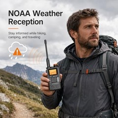 Quansheng UVK5(99) AM/FM/DTMF Walkie-Talkie 200CH 20-1000MHZ NOAA Weather Foreca