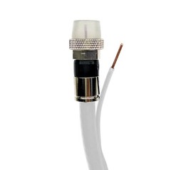 Dual-shield Coaxial RG-6 Cable w/ Ground Messenger 3Ghz 75 Ohm 18AWG UL ETL CM