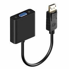 DisplayPort Male DP to VGA Adapter Cable cord 1080P laptop desktop Game Monitor