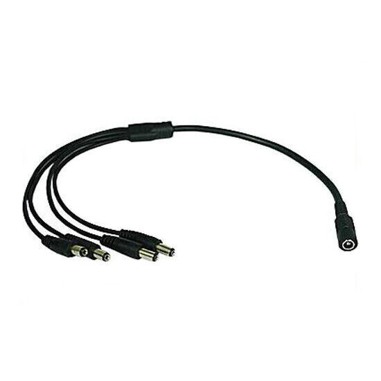 1 to 4 Port Splitter DC Power Cable Wire Adapter For CCTV Security Camera