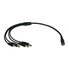1 to 4 Port Splitter DC Power Cable Wire Adapter For CCTV Security Camera